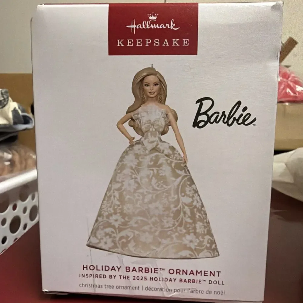 Hallmark Keepsake Christmas Ornament, Holiday Barbie, Gifts for Barbie Fans